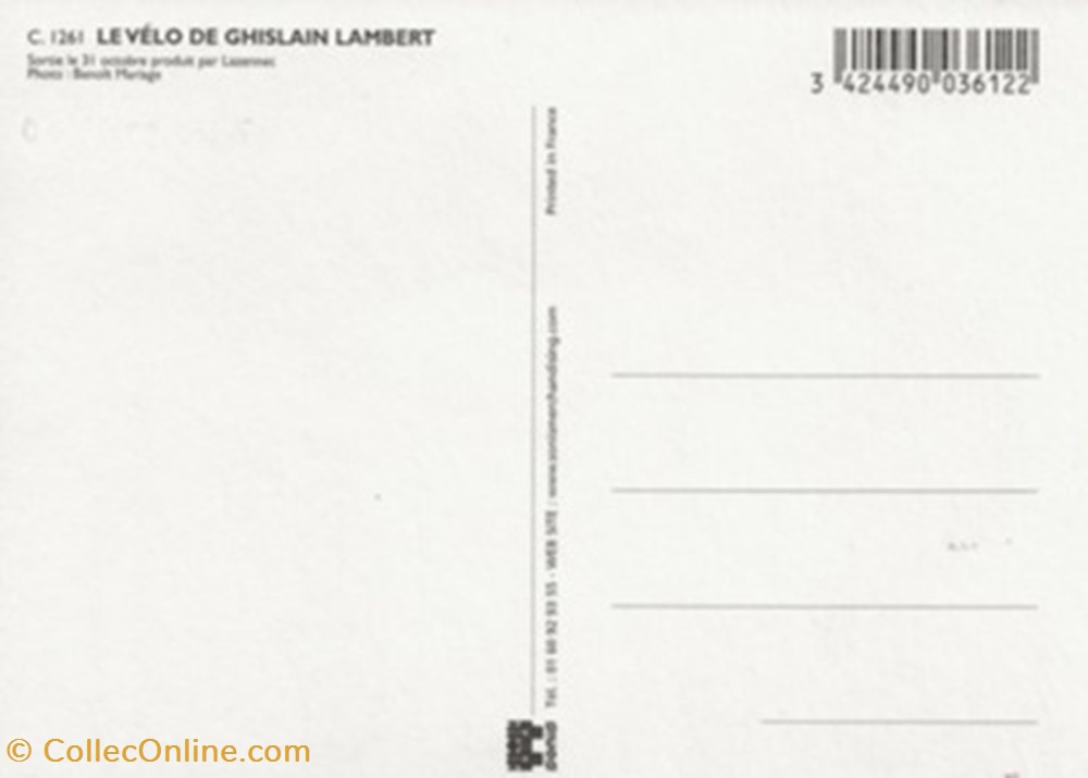 Le vélo de Ghislain Lambert cartes postales autres le velo de ghislain lambert
