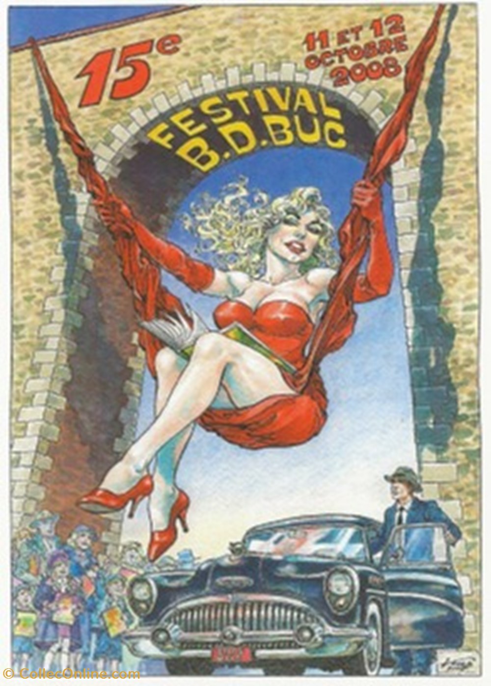Buc (78) 2008 cartes postales bande dessinee buc 78 2008
