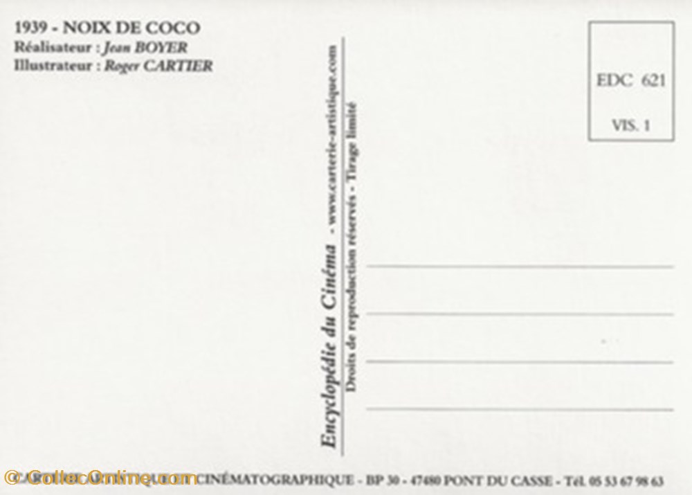 cartes postales autres noix de coco