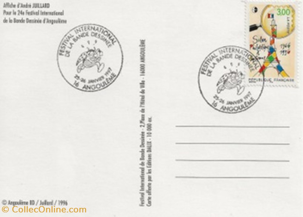 timbres angouleme 16 1997 festival international de la bande dessinee