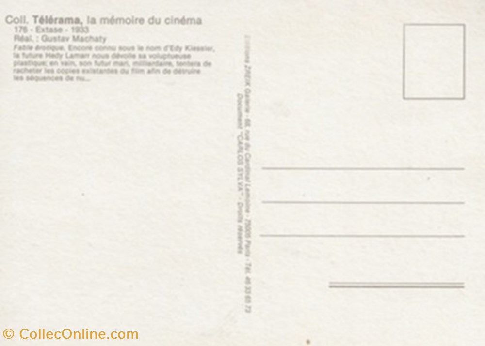 cartes postales autres extase