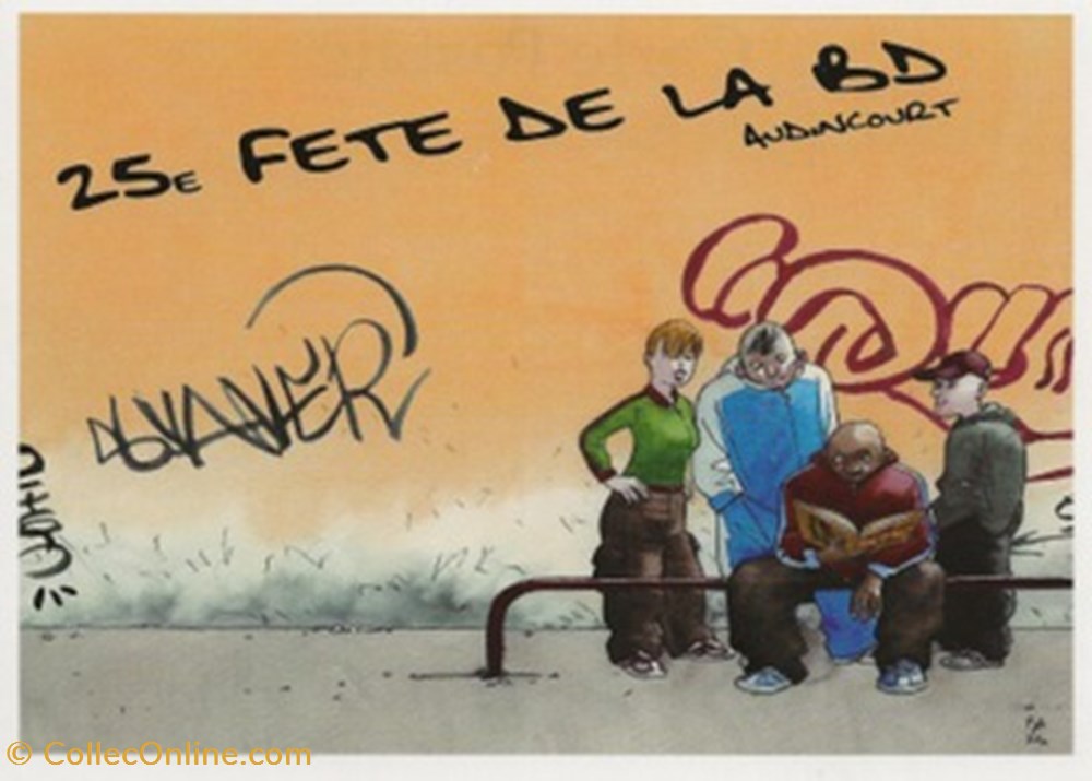 Audincourt (25) 2007 cartes postales bande dessinee audincourt 25 2007