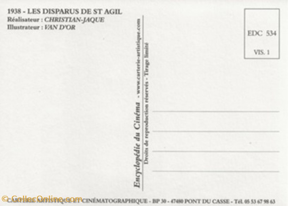 Les disparus de Saint-Agil cartes postales autres les disparus de saint agil