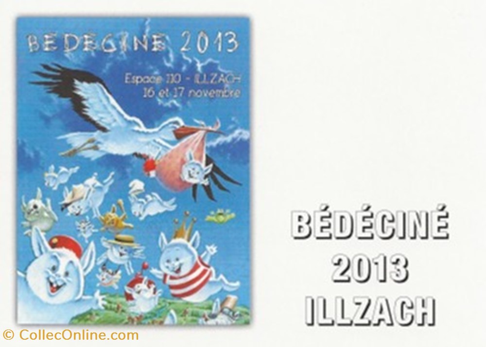 Illzach (68) 2013 cartes postales bande dessinee illzach 68 2013