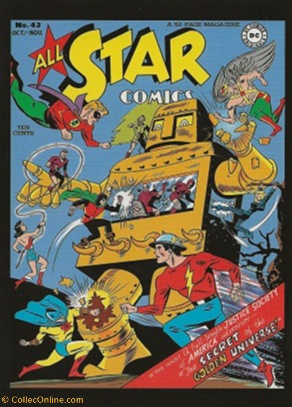 DC Comics cartes postales bande dessinee dc comics