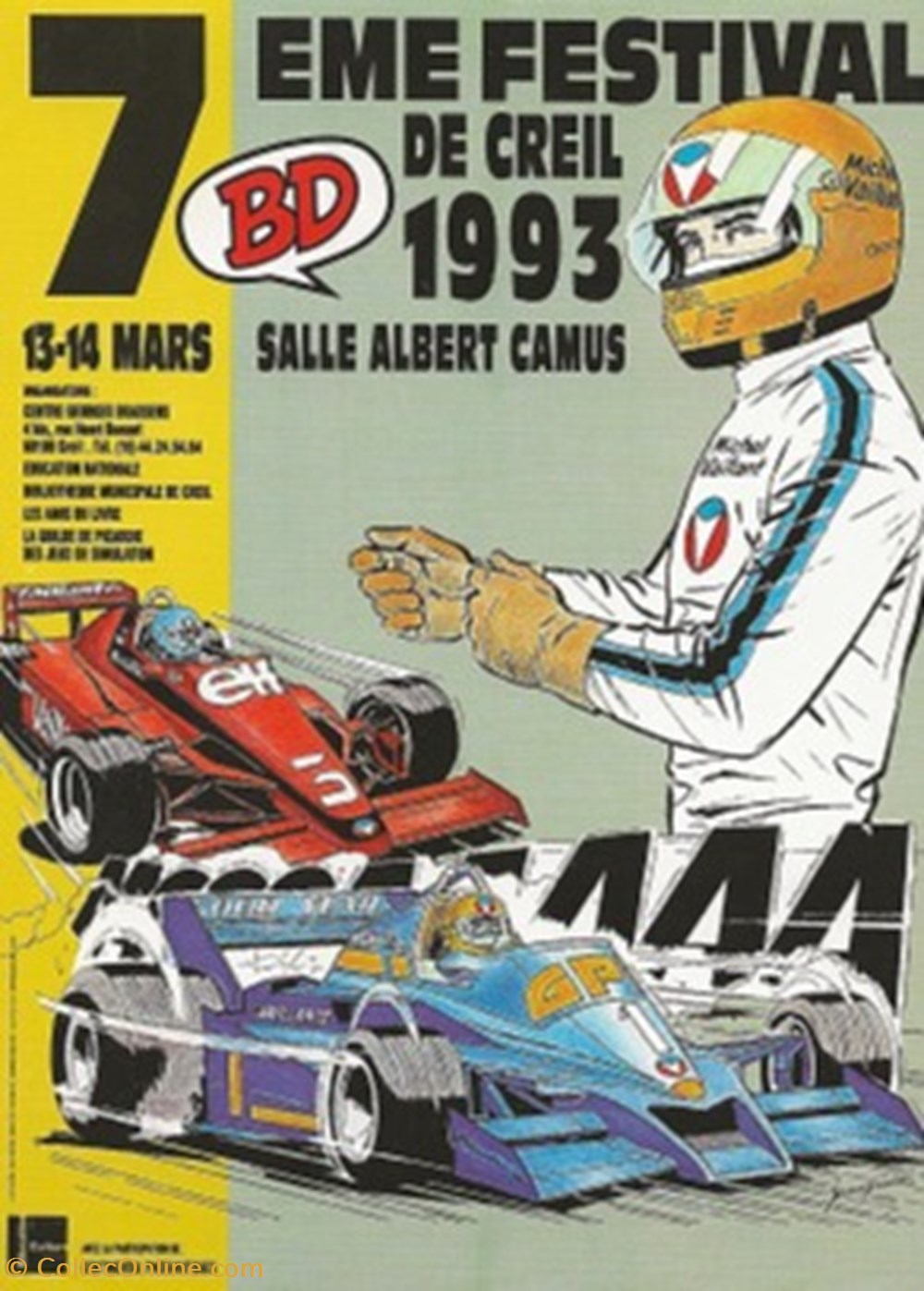 Creil (60) 1993 cartes postales bande dessinee creil 60 1993