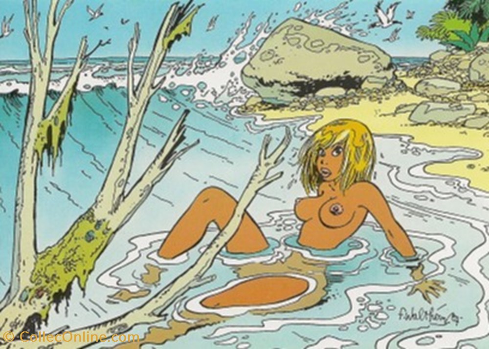 Natacha cartes postales bande dessinee natacha