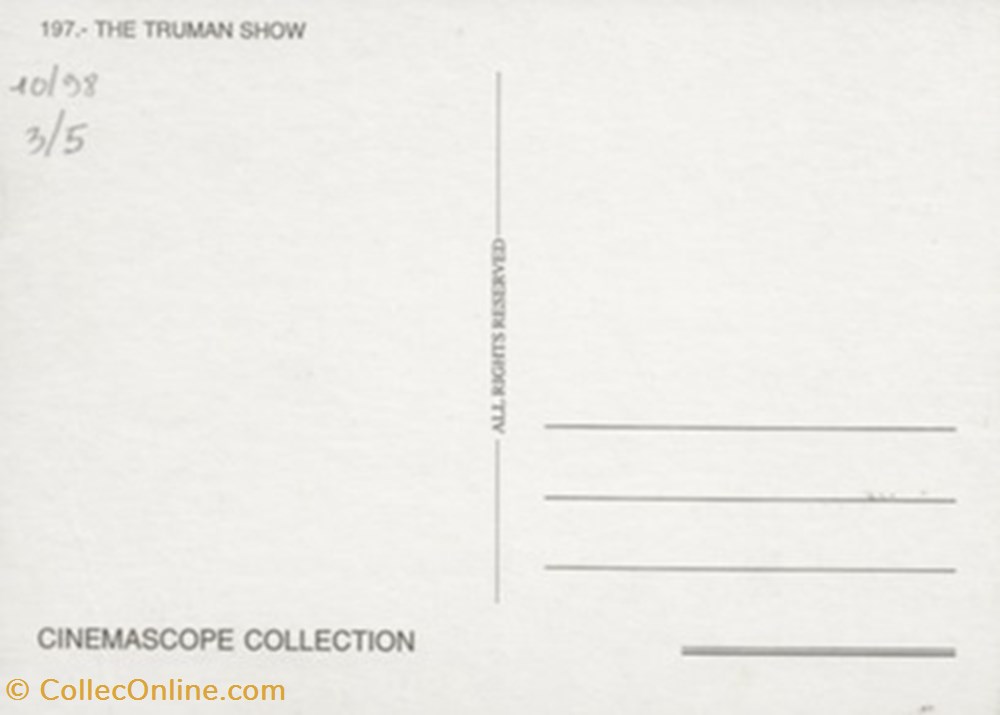 The Truman show cartes postales autres the truman show