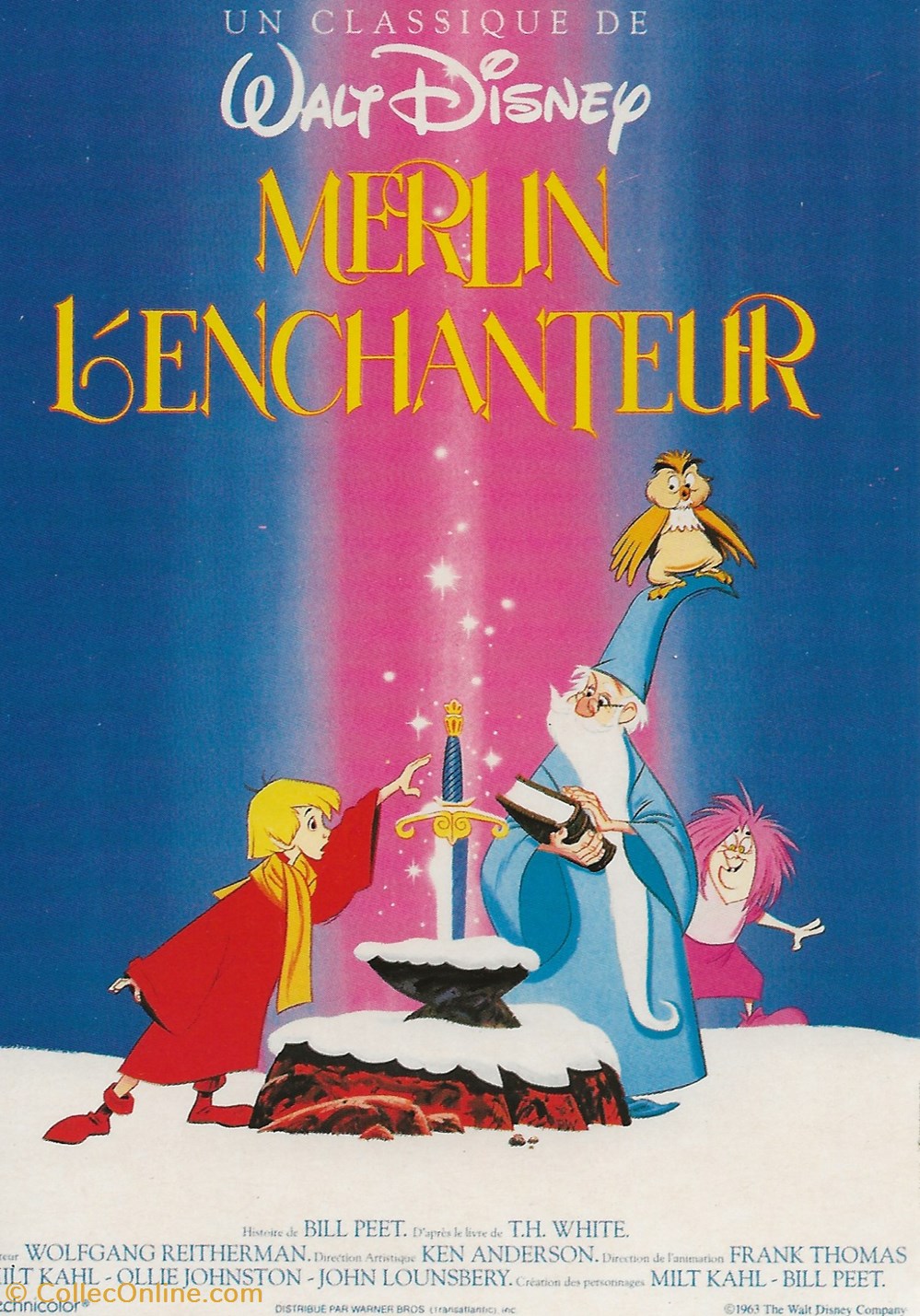 cartes postales autres merlin enchanteur