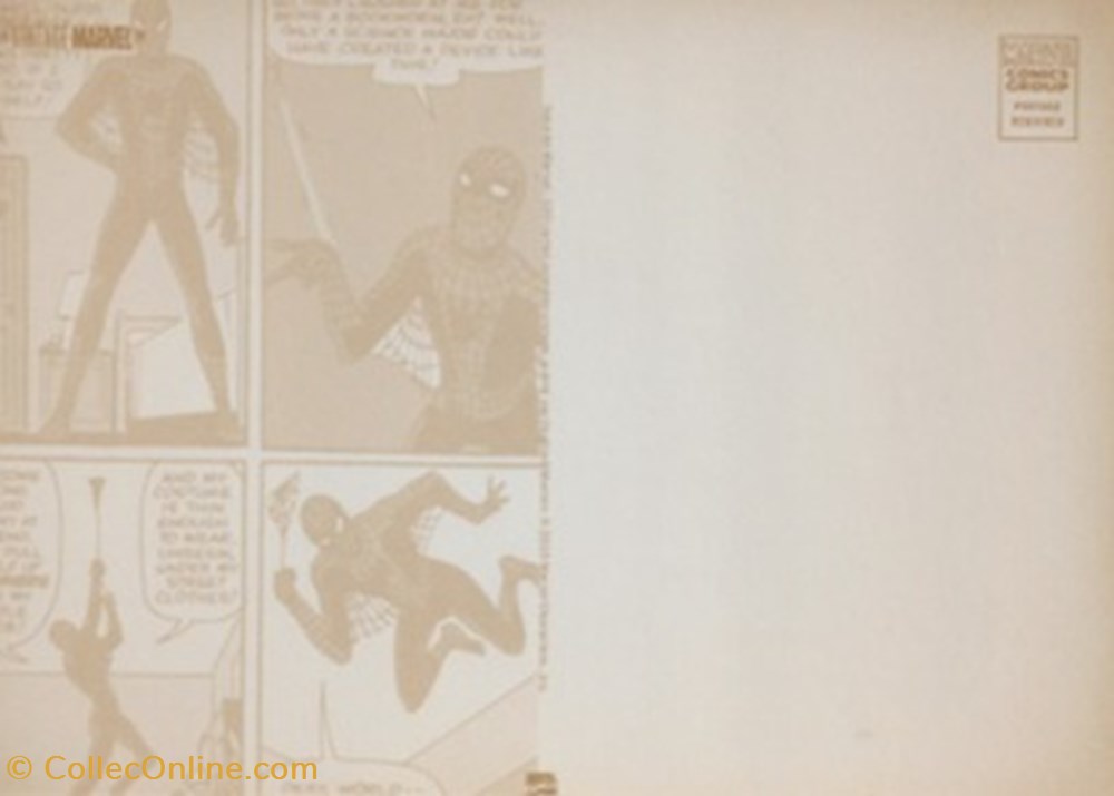 Marvel 2 cartes postales bande dessinee marvel