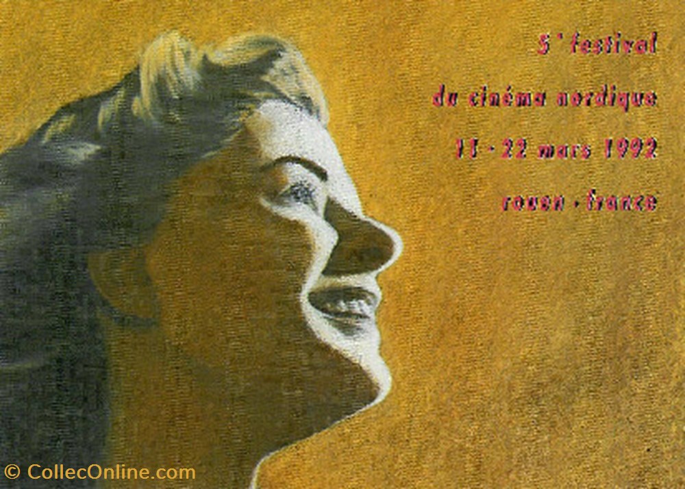 Rouen Festival du cinéma nordique 1992 cartes postales autres rouen festival du cinema nordique 1992