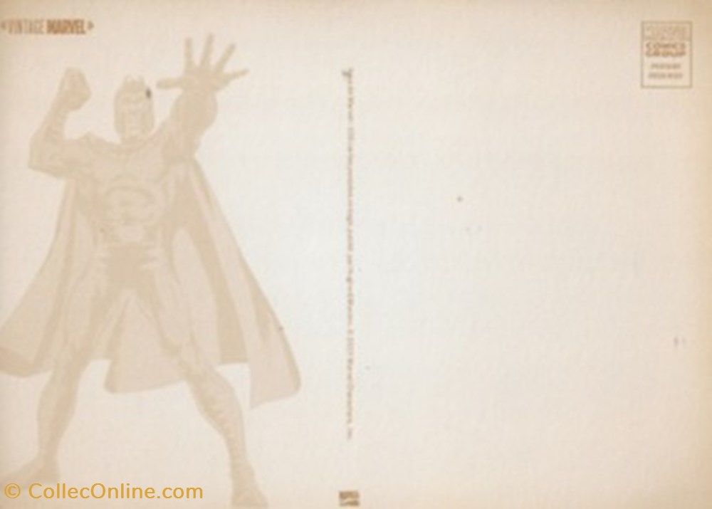 Marvel 2 cartes postales bande dessinee marvel