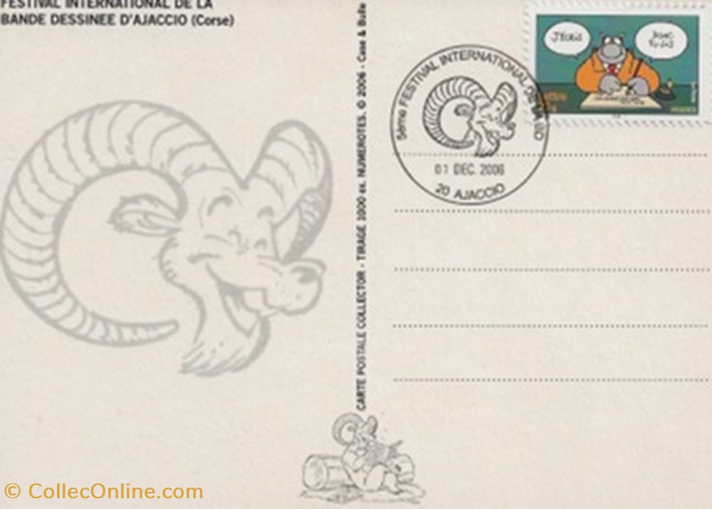 timbres ajaccio 20 2006 festival international de la bd