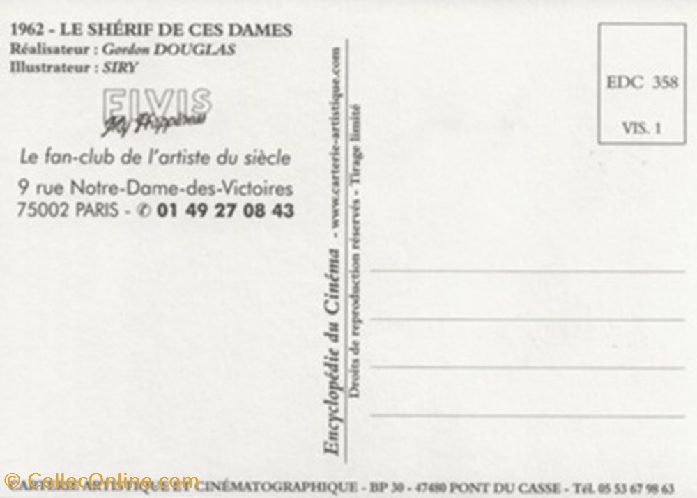 Le shérif de ces dames cartes postales autres le sherif de ces dames