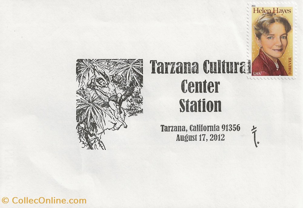 Tarzana (Etats Unis) 2012 Tarzana cultural center station timbres tarzana etats unis 2012 tarzana cultural center station