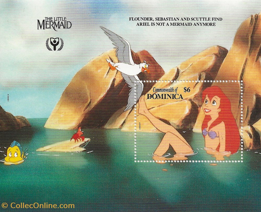 ZZZ bloc (Dominique) The little mermaid timbres zzz bloc dominique the little mermaid
