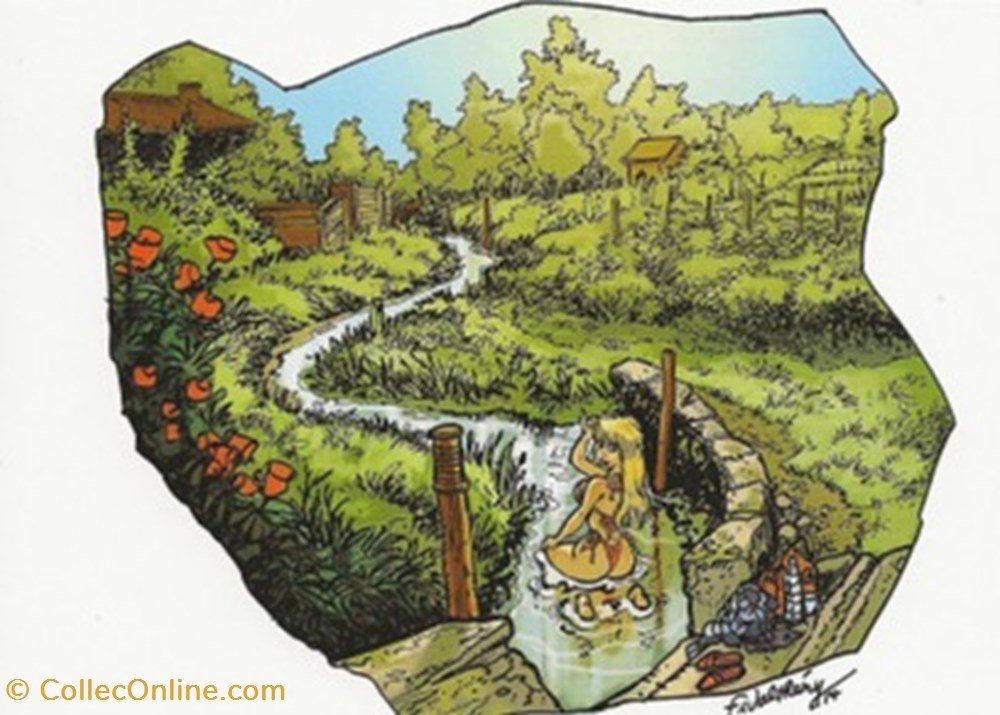 cartes postales bande dessinee liguge 86 2015