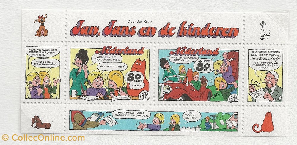 ZZZ - Pays-Bas 1998 Bloc Jan & Jans timbres zzz pays bas 1998 bloc jan jans