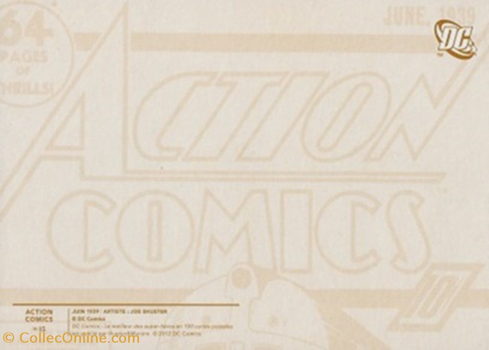 Action comics cartes postales bande dessinee action comics