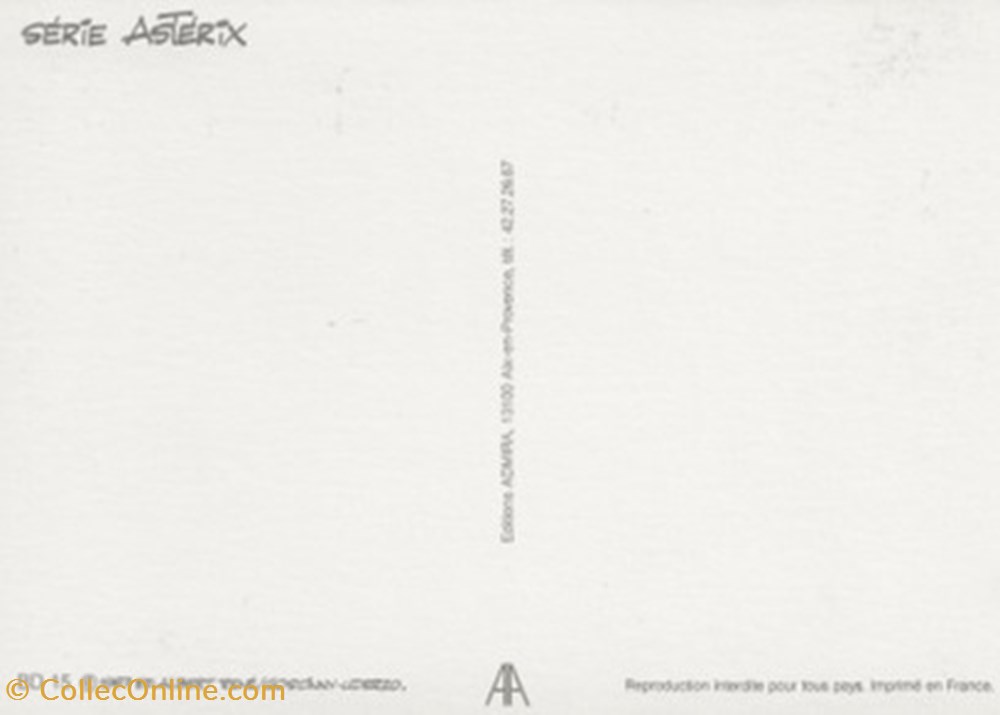 Astérix cartes postales bande dessinee asterix