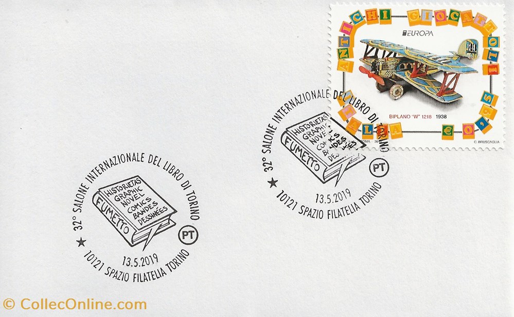 Torino (Italie) 2019 32° Salone internazionale del libro di torino - Fumetto timbres torino italie 2019 32 salone internazionale del libro di torino fumetto