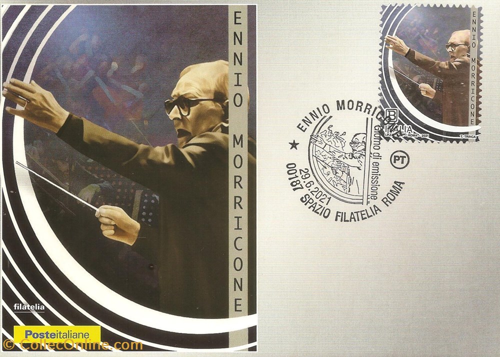 Rome (Italie) 2021 Ennio Morricone timbres rome italie 2021 ennio morricone
