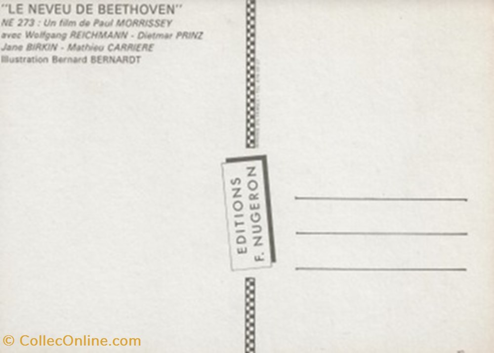 Le neveu de Beethoven cartes postales autres le neveu de beethoven