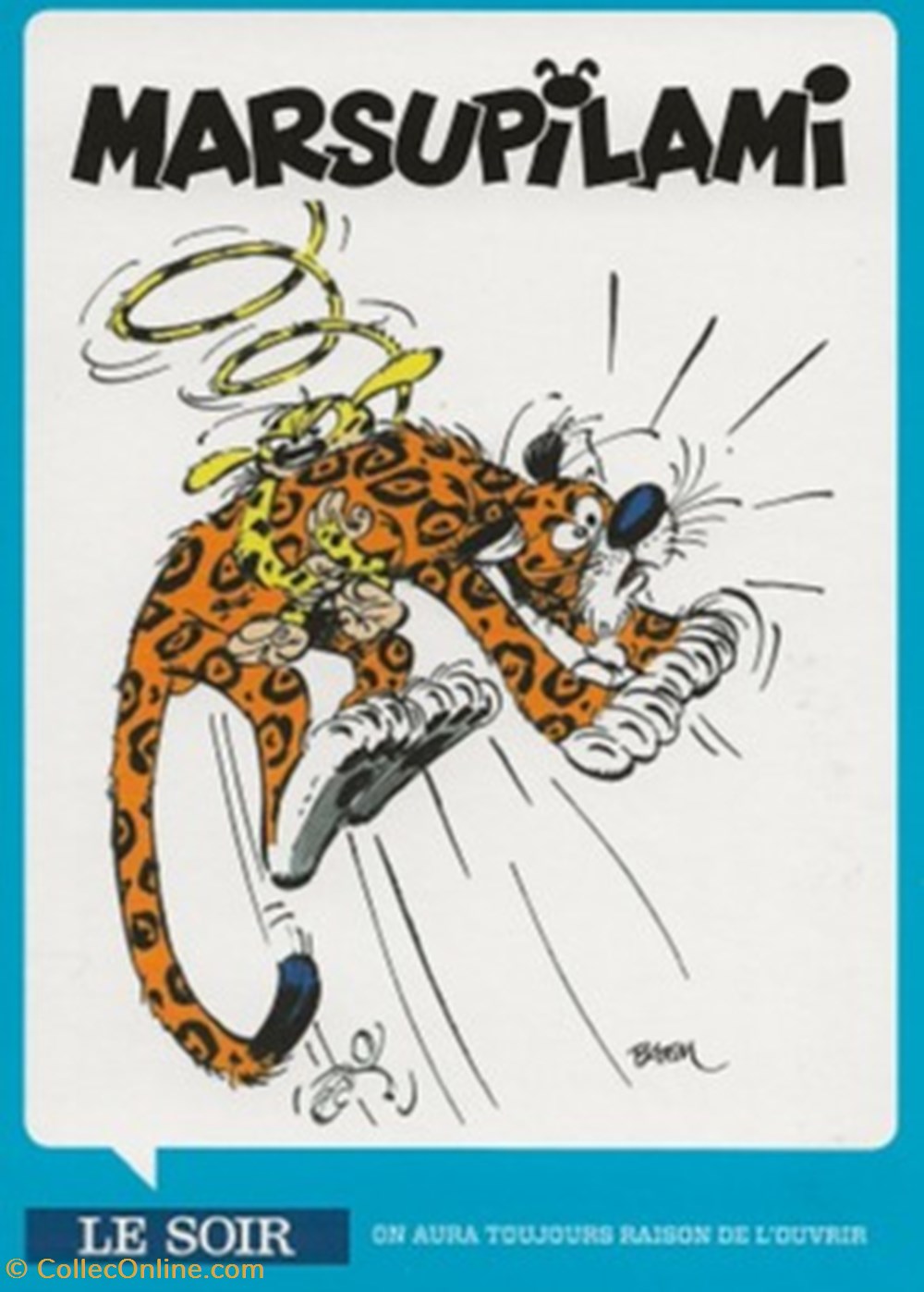 Marsupilami cartes postales bande dessinee marsupilami