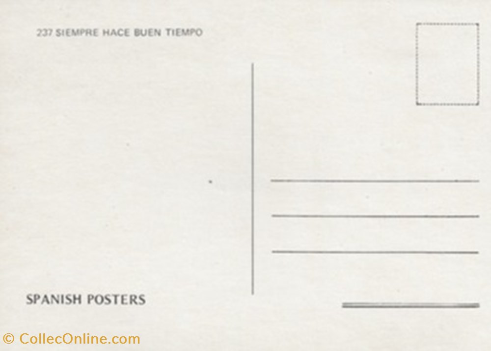 Siempre hace buen tiempo cartes postales autres siempre hace buen tiempo