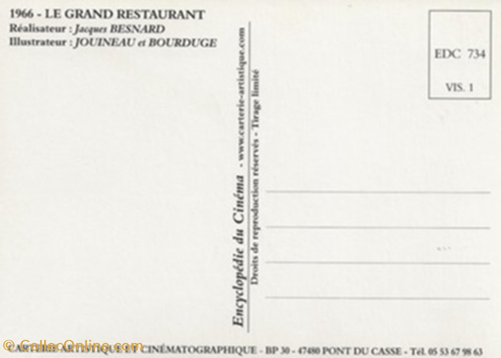 Le grand restaurant cartes postales autres le grand restaurant