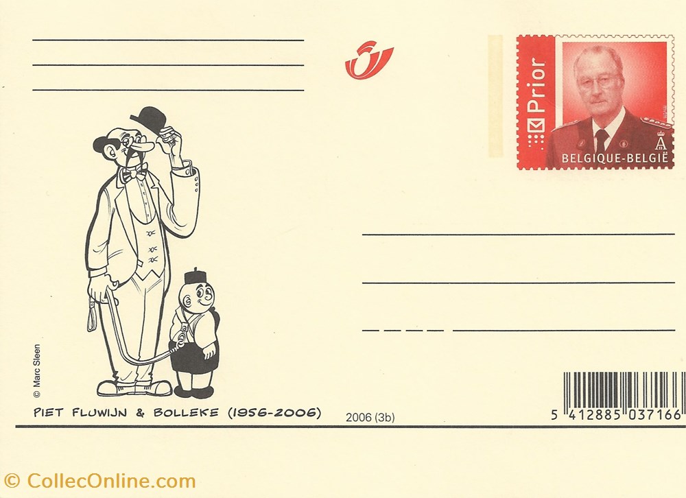 timbres zz pret a poster belgique 2006 piet fluwijn bolleke 1956 2006