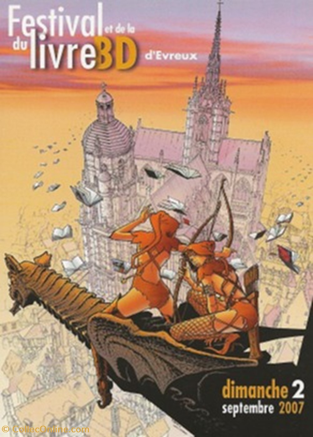 Evreux (27) 2007 cartes postales bande dessinee evreux 27 2007