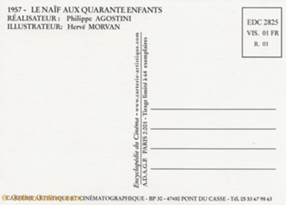 cartes postales autres le naif aux 40 enfants