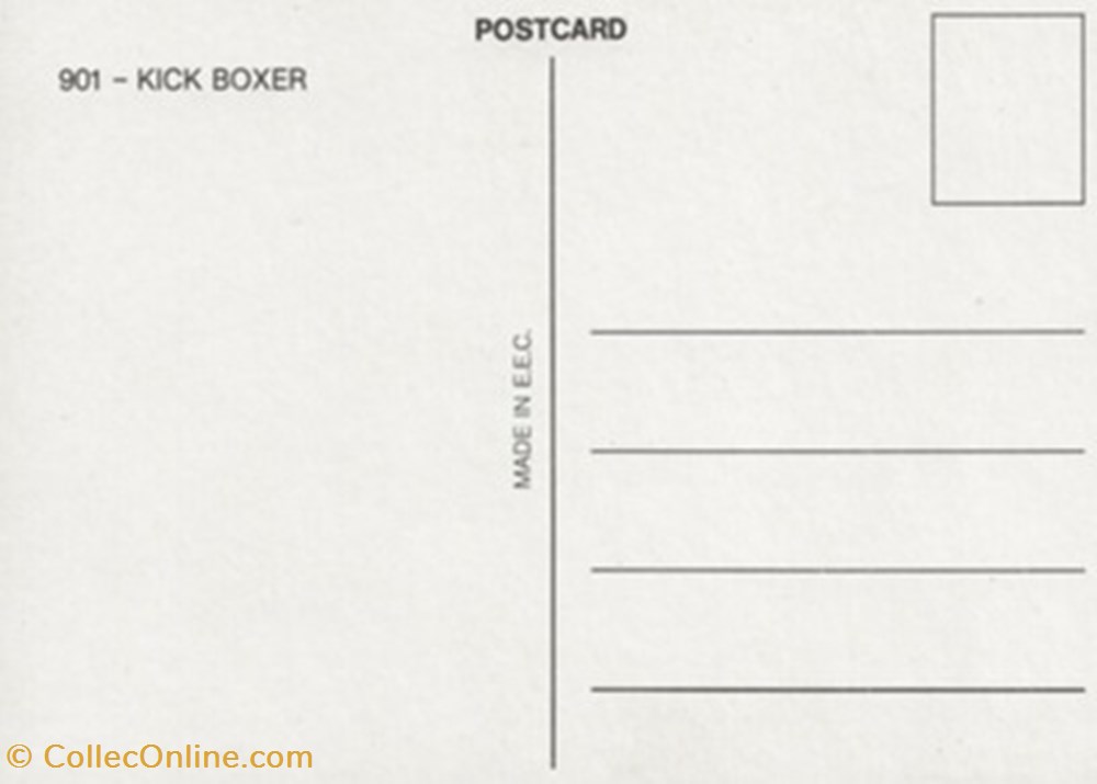 Kickboxer cartes postales autres kickboxer