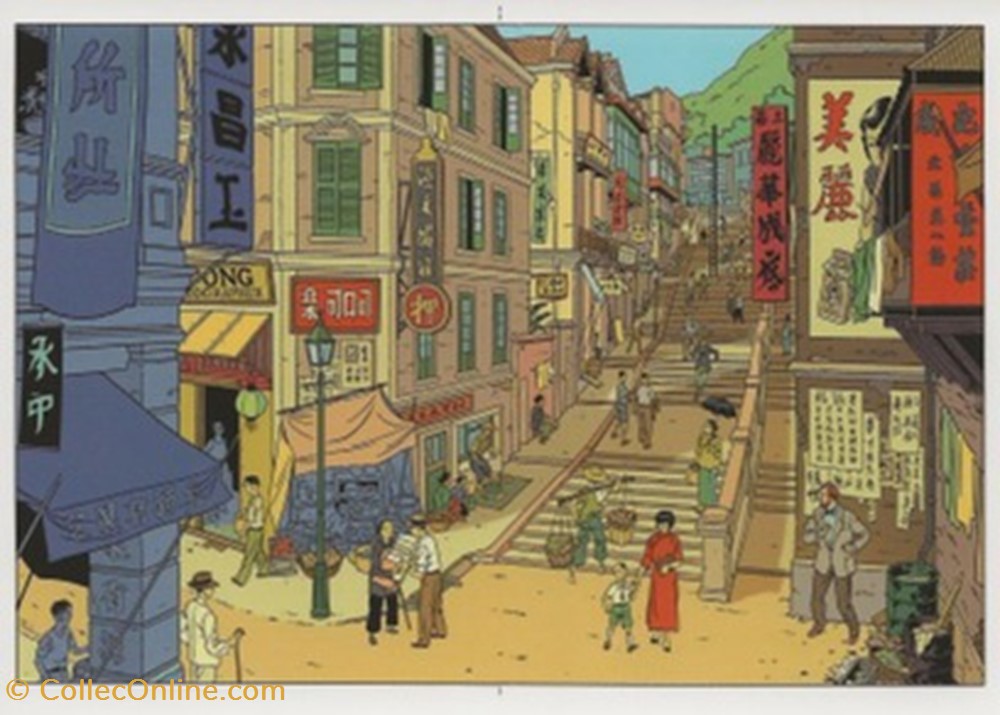 Blake et Mortimer cartes postales bande dessinee blake et mortimer