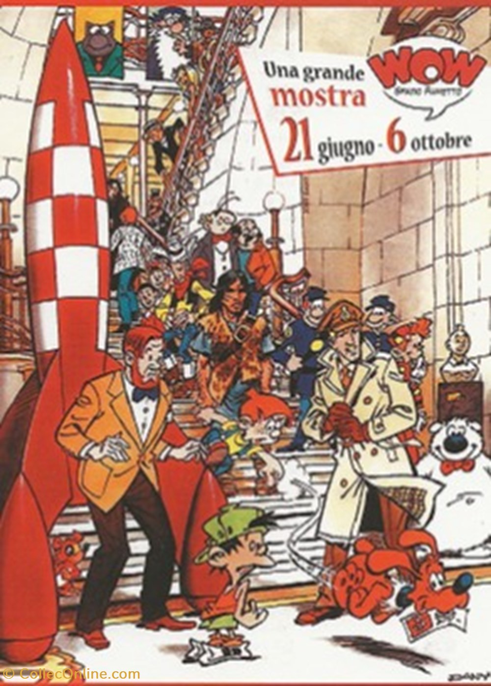 cartes postales bande dessinee milano italie 2020