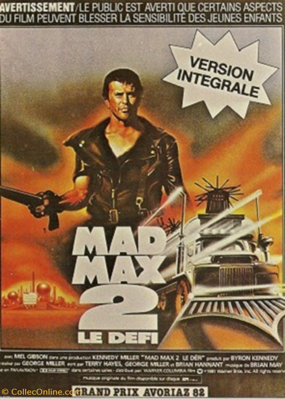 Mad Max 2, le défi cartes postales autres mad max 2 le defi