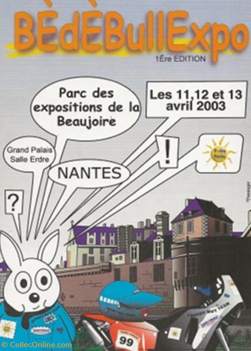 cartes postales bande dessinee nantes 44 2003
