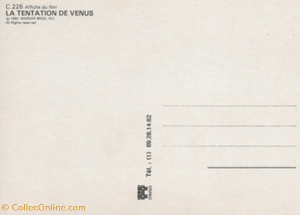 cartes postales autres la tentation de venus