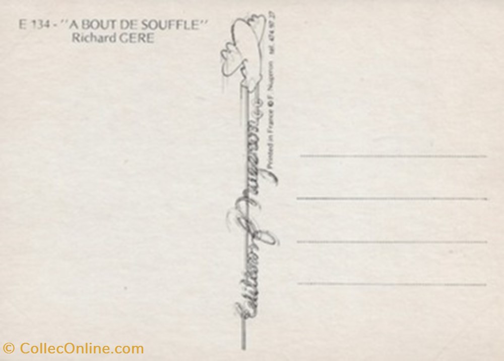A bout de souffle, made in USA cartes postales autres a bout de souffle made in usa