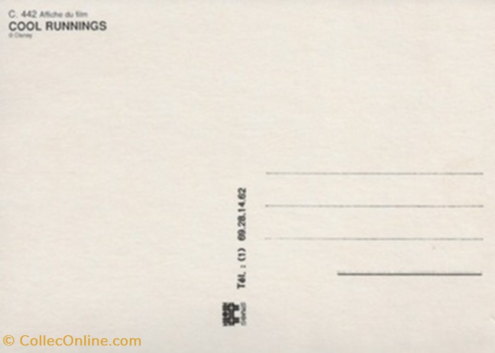 Cool runnings cartes postales autres cool runnings