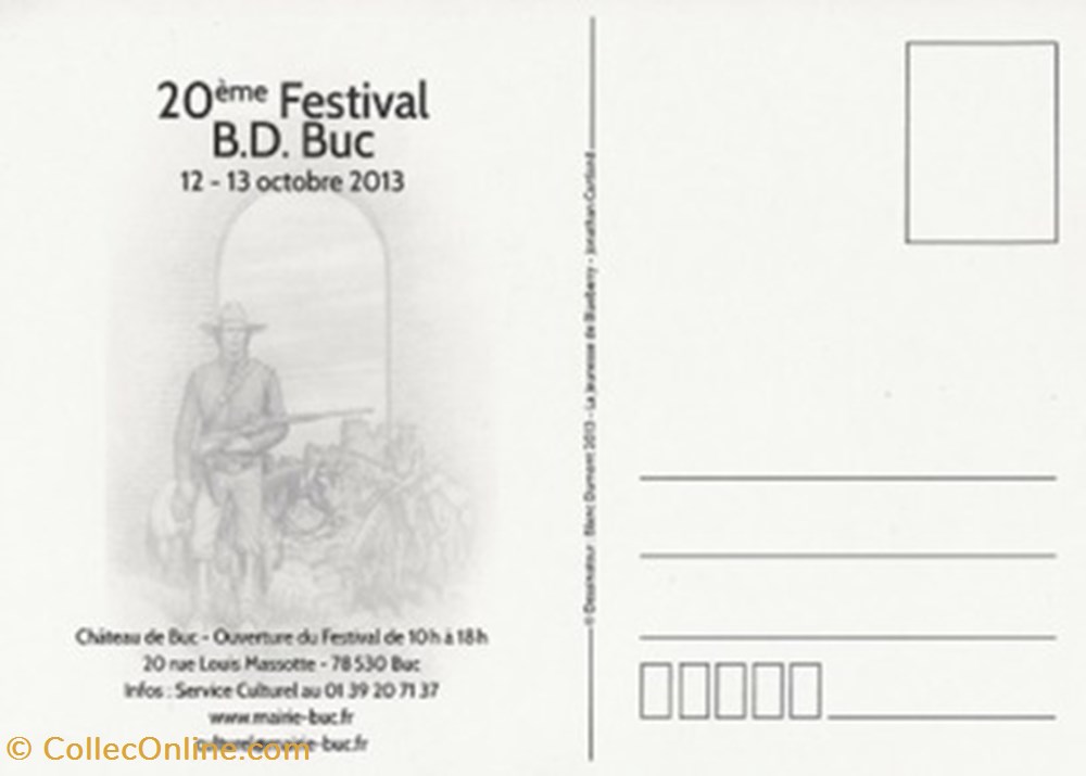 Buc (78) 2013 cartes postales bande dessinee buc 78 2013