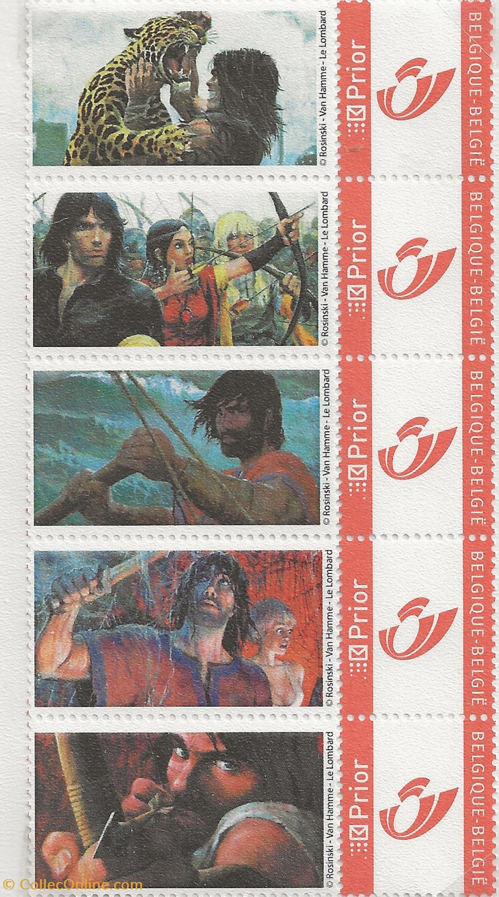 ZZZ - Belgique 2007 Duostamp - Thorgal timbres zzz belgique 2007 duostamp thorgal