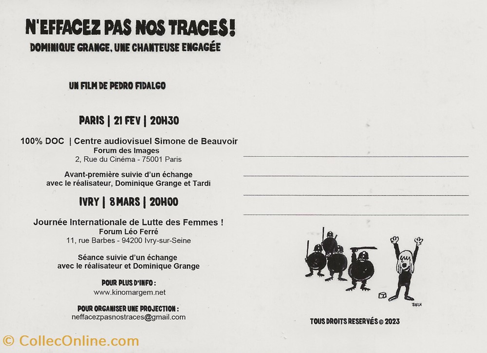 cartes postales autres n effacez pas nos traces