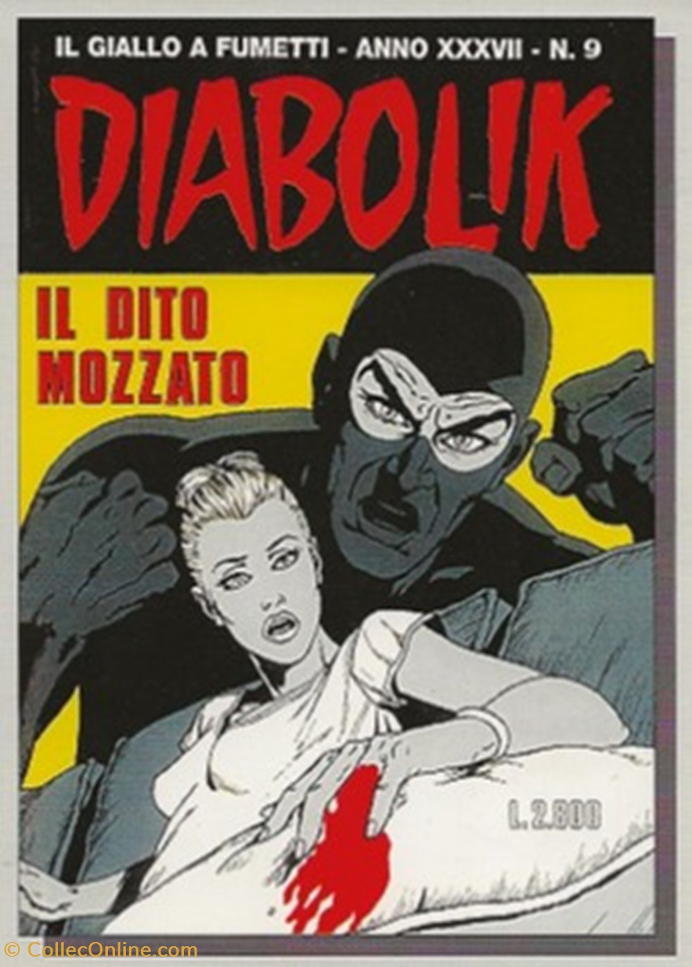 Diabolik anno 37 - 9 cartes postales bande dessinee diabolik anno 37 9