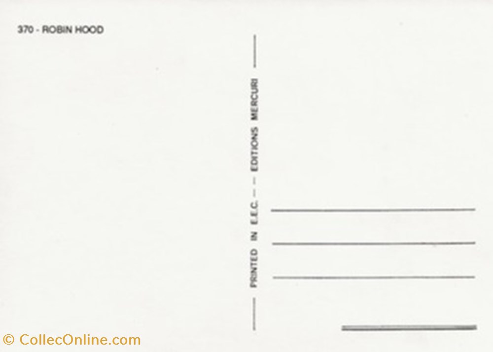 cartes postales autres robin hood