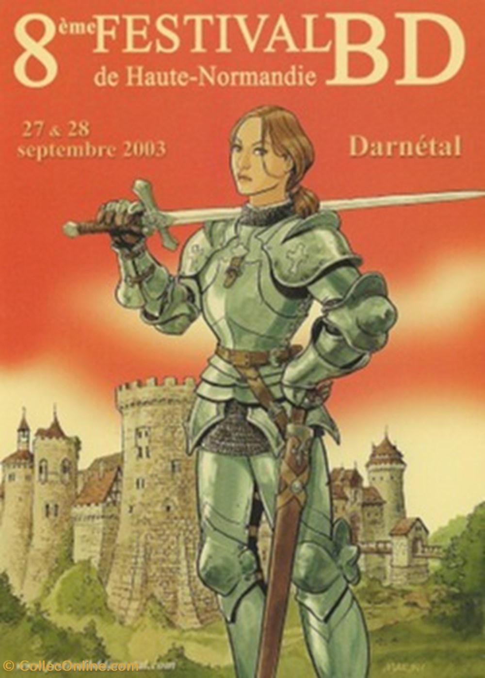 Darnétal (76) 2003 cartes postales bande dessinee darnetal 76 2003
