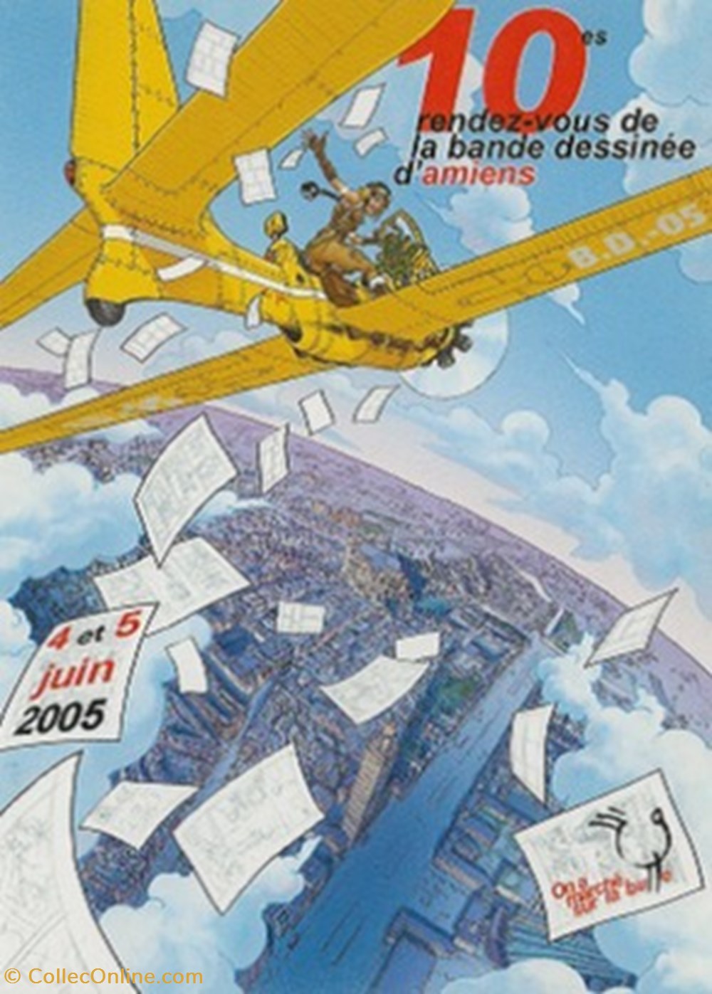 cartes postales bande dessinee amiens 80 2005