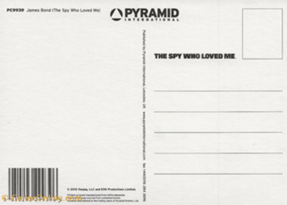 The spy who loved me cartes postales autres the spy who loved me