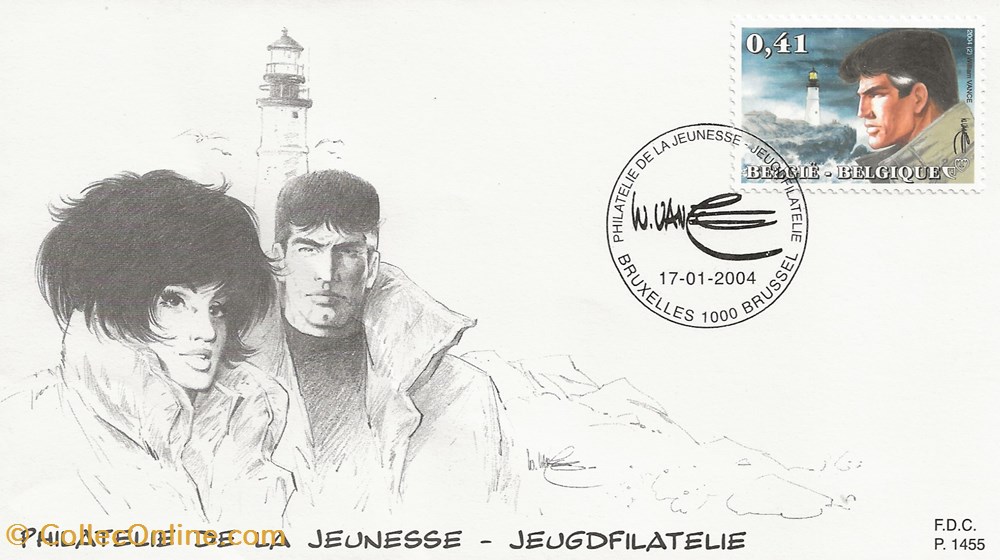 Bruxelles (Belgique) 2004 Philatélie de la jeunesse - XIII - Van Hamme timbres bruxelles belgique 2004 philatelie de la jeunesse xiii van hamme